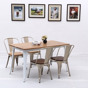 Chaises de table <span class=keywords><strong>vintage</strong></span> pour <span class=keywords><strong>Restaurant</strong></span>/café, style industriel, avec 4 sièges, nouveauté, SP-CT760 - Product Image 2
