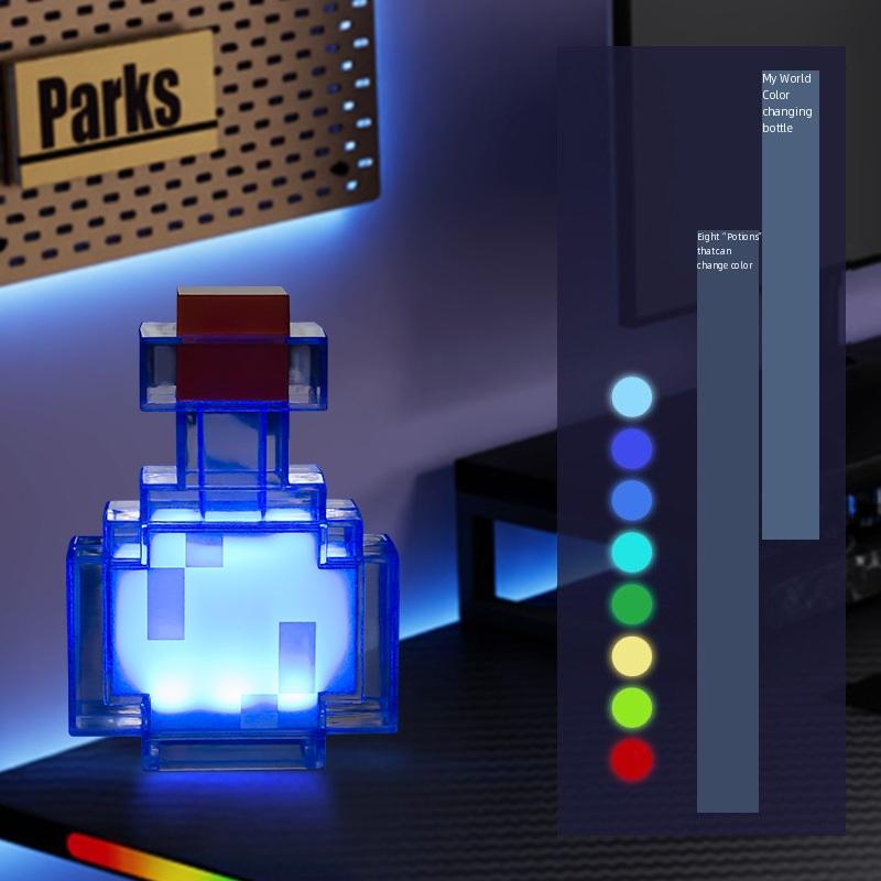 Bouteille de potion à 6 couleurs changeantes