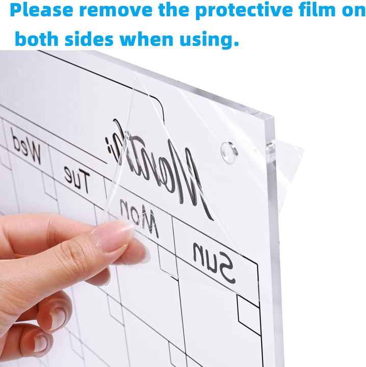 Original Customized Acrylic Magnetic Dry Erase Boards Whiteboard Acrylic Dry Erase Board