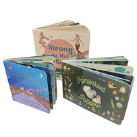 Pabrik Cetak Buku Papan Bayi Kustom Ramah Lingkungan Buku Cerita Anak dari Karton Layanan Cetak Offset Grosir