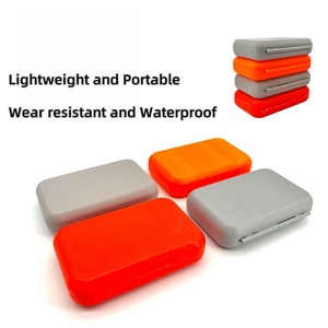 LINXI Boîte d'appâts mouches double face étanche avec doublure en mousse EVA gris <span class=keywords><strong>orange</strong></span> pour la pêche Boîte d'appâts et de leurres - Product Image 4