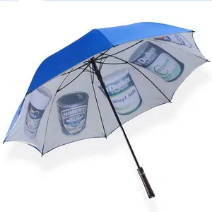 Fournisseur en gros Parapluie promotionnel avec logo personnalisé Parapluies de golf automatiques, écologiques, coupe-vent de luxe avec logo personnalisé