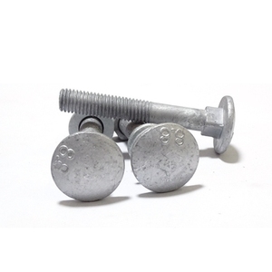 สลักเกลียวหัวกลมแบบกัลวาไนซ์ LeGood พร้อมแหวนสปริงแบบแบนและน็อตหกเหลี่ยม - Product Image 3