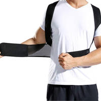 Ceinture de soutien lombaire renforcée pour correction de posture, gilet orthopédique réglable, sangle de soutien dorsal, attelle de soutien pour épaules et colonne vertébrale, et soutien cervical