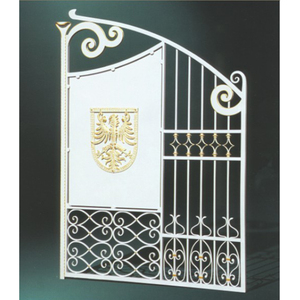 HUAART-puertas eléctricas principales personalizadas para el hogar, diseño de valla de hierro forjado - Product Image 6