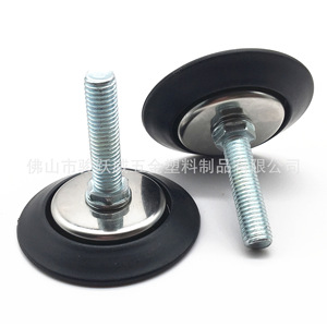 <b>Adjustable</b> Furniture Feet Pads 63mm Diameter Stainless Steel Nylon Height Adjustment For Chair Coffee <b>Table</b> Cabinet - Product Image 4
