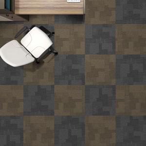 พรมกระเบื้องพิมพ์ลายแบบโมเดิร์น สำหรับงานจัดเลี้ยงในสำนักงานเชิงพาณิชย์  ออกแบบเองได้ เป็นมิตรกับสิ่งแวดล้อม  วัสดุโพลีโพรพิลีน  ฐานรองพื้น PVC  แบบวงแหวน - Product Image 1