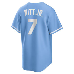 เสื้อกีฬาเบสบอล2025 S-3XL เย็บสำหรับผู้ชาย Salvador Perez bobby witt JR Bo Jackson - Product Image 3