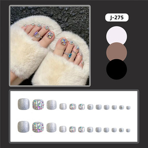 Faux ongles d'orteils en gros de haute qualité, très demandés, amovibles, courts, pour <span class=keywords><strong>nail</strong></span> <span class=keywords><strong>art</strong></span> - Product Image 2
