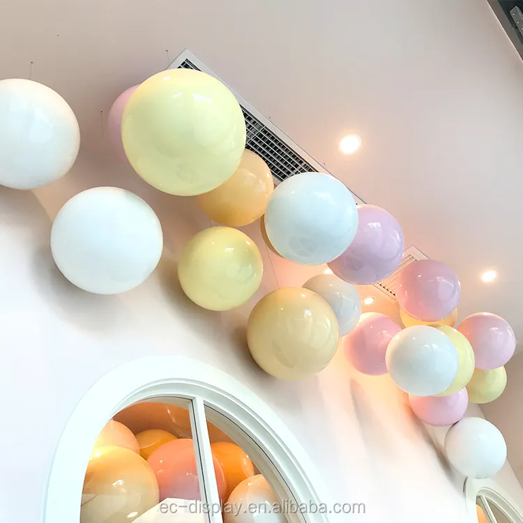 Modello di palloncino appeso in vetroresina colorato moda per la decorazione di eventi di nozze per feste