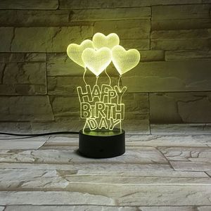 مصباح طاولة <span class=keywords><strong>LED</strong></span> لاسلكي <span class=keywords><strong>LED</strong></span> 7 ألوان مصباح طاولة ثلاثي الأبعاد جميل USB مصباح أكريليك مصمم مصباح إضاءة ليلية ديكور غرفة - Product Image 2