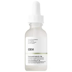 OEM/ODM Hyaluronic एसिड विटामिन B5 मॉइस्चराइजिंग सीरम गहरी मॉइस्चराइजिंग सार चेहरा सीरम
