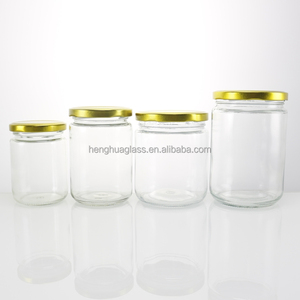 25ml 50ml 100ml 300ml 450ml Vòng Flint lọ thủy tinh Mứt Mật Ong Dưa Chua Mayonnaise <span class=keywords><strong>Jar</strong></span> đóng hộp thực phẩm lưu trữ container với nắp kim loại - Product Image 6