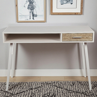 Vente de gros Bureau en bois MDF avec pieds en métal Mobilier de bureau Table et chaise d'ordinateur de jeu