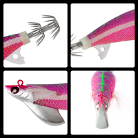 OEM 30g-40g Tip Run Squid Jig Egi, leurre artificiel avec hameçon pour la pêche en eau salée aux poulpes et seiches