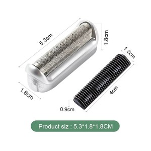 Replacement Washable Waterproof Foil Shaver Head Compatible for <strong>Braun</strong> 5S Mesh Blade USB Rechargeable Li-ion <strong>Trimmer</strong> Body Face - Product Image 6