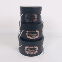 Boîte à fleurs populaire en carton en forme de chapeau, estampage à chaud doré, pelliculage mat, revêtement UV, gaufrage, finition artisanale, taille personnalisée