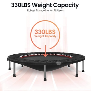 Fabricants Mini trampoline rond pliable en acier inoxydable pour l'extérieur Park Fitness Jumping Trampoline 100KG Max User Weight - Product Image 6