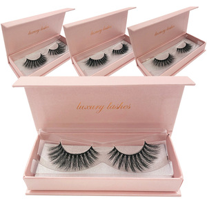 Bo&icirc;te rose clair de luxe pour cils de <strong>vison</strong> avec bo&icirc;te &agrave; cils rose bo&icirc;te rose clair conception de cils de fen&ecirc;tre - Product Image 3