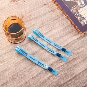 Pulseras Promocionales Personalizadas de Tela Tejida con Impresión por Sublimación, Ecológicas, Desechables, de Poliéster - Product Image 3