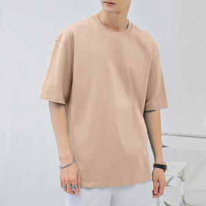 Ropa de hombre de precio bajo, camiseta de marca personalizada MOQ baja de Venta caliente disponible OEM y ODM liso a la venta - Product Image 4