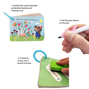Giochi di memoria personalizzati con rivestimento UV alfabeto/numero flash card cancellabile a secco apprendimento matematica flashcard per bambini - Product Image 1