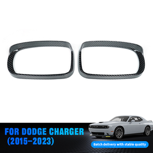 Shasha - Adhesivo Decorativo para Marco de Espejo Retrovisor de Fibra de Carbono, Accesorios para Automóviles, para Charger 2015-2023 - Product Image 6