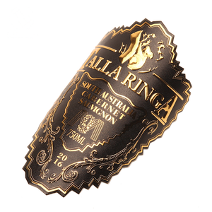 <span class=keywords><strong>Étiquette</strong></span> <span class=keywords><strong>personnalisée</strong></span> de haute qualité, en métal et aluminium, imperméable, pour <span class=keywords><strong>Champagne</strong></span>, Vodka, vin, 10 pièces - Product Image 1