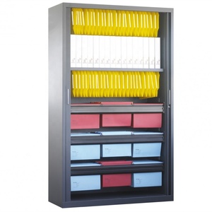 Fournisseur d'armoires en acier de Chine <span class=keywords><strong>prix</strong></span> bon marché vente en gros classeur en métal mobilier de <span class=keywords><strong>bureau</strong></span> robuste <span class=keywords><strong>armoire</strong></span> de <span class=keywords><strong>bureau</strong></span> volets roulants - Product Image 3