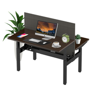 Bureau debout intelligent de haute qualité Table d'ordinateur motorisée Bureau debout électrique à hauteur réglable à double moteur