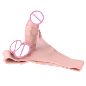FAAK-G1211 FAAK Wearable Simulation <b>Dildo</b> Pants Penis Sleeve Extended Liquid Silicone Hollow <b>Dildo</b> Sleeve Adult Sex Toys - Product Image 3