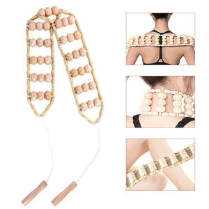 Rodillo de masaje de madera ZS 5 en 1, masaje de drenaje linfático, herramienta para aliviar el dolor de todo el cuerpo, masaje Facial anticelulítico - Product Image 2