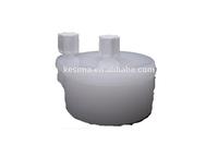 Filtre de capsules d'eau à membrane PVDF, fabricant de filtres bon marché 0,22um 0,45 um, filtre avec cage en plastique pour huile d'injection stéréo