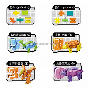 0-4 petit Nombre Combinaison <span class=keywords><strong>Dinosaure</strong></span> Transformation Lettre Transformer Robot Jouet - Product Image 4