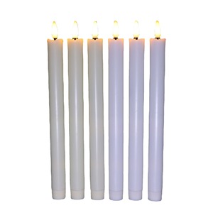 Velas LED sin Llama con Control Remoto, Velas <span class=keywords><strong>de</strong></span> Pilar <span class=keywords><strong>de</strong></span> Plástico Ecológicas Hechas <span class=keywords><strong>a</strong></span> Mano, Velas LED para Decoración <span class=keywords><strong>de</strong></span> Bodas, Cenas y Fiestas - Product Image 4
