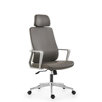 Meilleure chaise pivotante à LED RVB de luxe avec dossier haut en cuir Conception ergonomique inclinable avec logo personnalisé pour les jeux et le bureau
