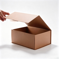Boîtes d'emballage rigides en carton de luxe personnalisées avec fermeture magnétique, grand format, finition mate, boîtes cadeaux avec logo