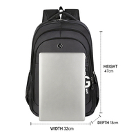 Mochila para Portátil Oxford Impermeable con Logotipo Personalizado al por Mayor de Fábrica, Bolsa de Viaje Multifuncional para Hombre, para Negocios y Desplazamientos