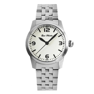 นาฬิกาข้อมือผู้ชาย San Martin รุ่น SN022-G Pilot Simple ระบบอัตโนมัติ YN55 สายสแตนเลส กันน้ำ เรืองแสง - Product Image 1