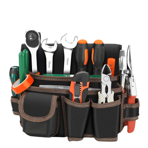 Sac de gestionnaire d'électricien professionnel stockage d'outils de taille de matériel lourd Kit de travailleur en toile Portable Durable avec <span class=keywords><strong>ceinture</strong></span> de forage - Product Image 5