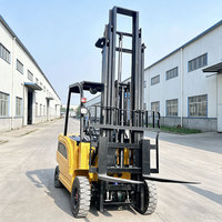 Chariot élévateur électrique compact Zhongyi Chine 60V 3 tonnes, batterie lithium-ion, 4 roues motrices, hauteur de levage 3m, à vendre