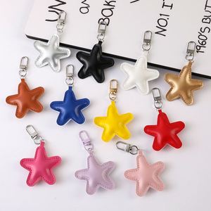 Cute Pu Leather Cartoon Star Keychain Luxury <b>Charm</b> Pendant Designer Mini Bag Accessories - Product Image 1