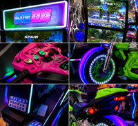 Machine d'arcade de course de moto à double écran, simulateur de mouvement, équipement de jeu pour centres de divertissement