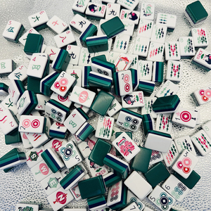 Jeu de Mahjong Américain Oh My, 160 tuiles personnalisées, haute qualité, moderne, tropical, en bambou, en acrylique sculpté, pour casino et jeux d'argent - Product Image 1