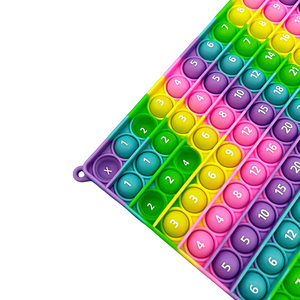 Jouet sensoriel en silicone pour la multiplication et l'addition de 1 à 12, jouet anti-stress, jouet éducatif <span class=keywords><strong>Montessori</strong></span> pour l'apprentissage des mathématiques pour enfants - Product Image 2