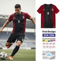 Tenues de football personnalisées HOSTARON de haute qualité, ensemble maillot et short à manches courtes pour club