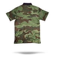 Polo de Golf con Estampado de Camuflaje, Moderno, de Alta Calidad, Transpirable, de Secado Rápido, que Absorbe la Humedad, con Logotipo Bordado Personalizado