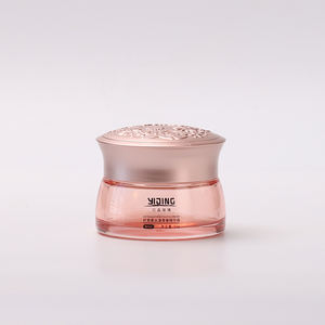 2024 <span class=keywords><strong>YIJING</strong></span>, elegante botella cosmética para el cuidado de la piel con forma de gota de agua de oro rosa, servicio integral para crema facial de 50g - Product Image 1