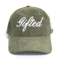 Gorra de Béisbol Unisex de Pana con Bordado Personalizado para Invierno y Otoño, Estilo Europeo, de Gran Venta, para Hombre y Mujer