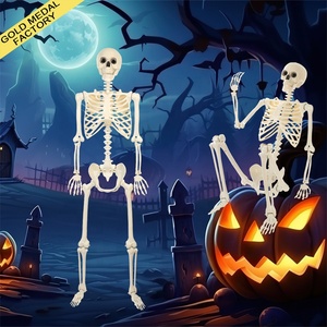 Halloween Squelette Simulation Squelette Humain Fantôme Maison Fête Décoration Props <span class=keywords><strong>Horreur</strong></span> Squelette <span class=keywords><strong>Anatomie</strong></span> Humaine Science Enseignement - Product Image 1